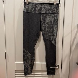 Lululemon silver foil leggings